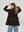 Chaqueta Mujer Elena Regular Cuello En. V Solapa Manga Suelta Chocolate Lineatre