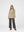 Chaqueta Mujer Elena Regular Cuello En. V Solapa Manga Suelta Fango Lineatre