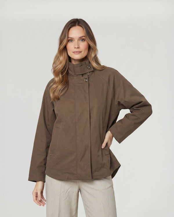 Trench Mujer Eleonora Chocolate Lineatré