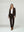 Chaqueta Mujer Ida Regular fit Cuello con solapa Manga suelta Chocolate Lineatre