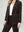 Chaqueta Mujer Ida Regular fit Cuello con solapa Manga suelta Chocolate Lineatre