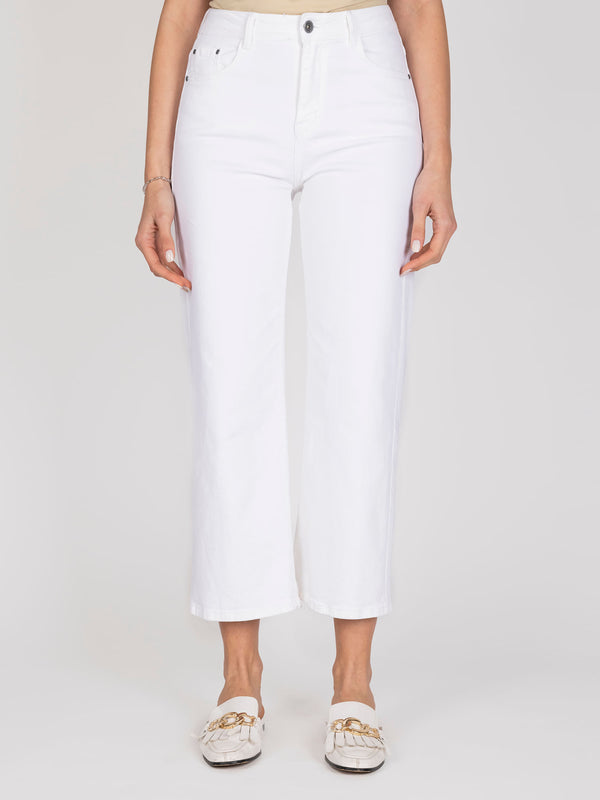 Jeans blanco lineatre