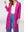Spolverino Mujer Ornella Cuello kimono Magenta Lineatre