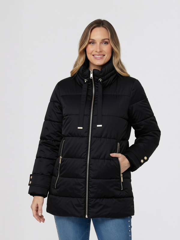 Parka Mujer Kaira Negro Lineatre
