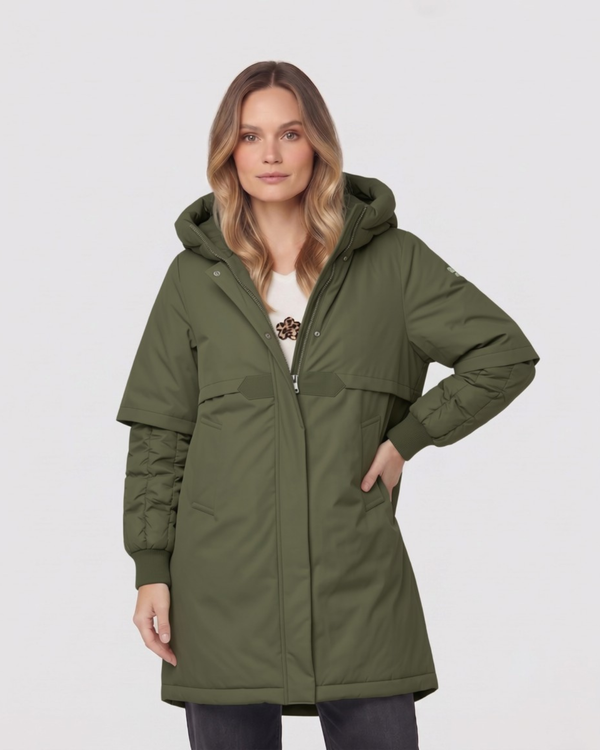 Parka Mujer Amanda Verde Lineatre
