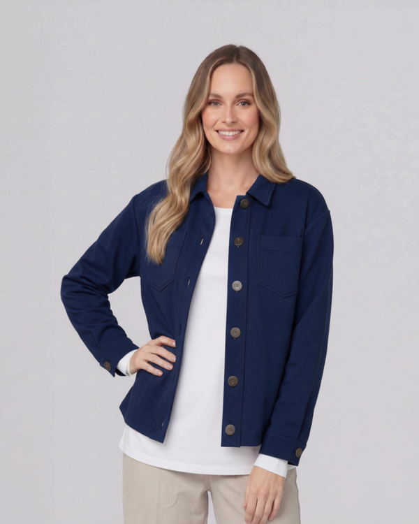 Chaqueta Mujer Anto Azul Lineatre