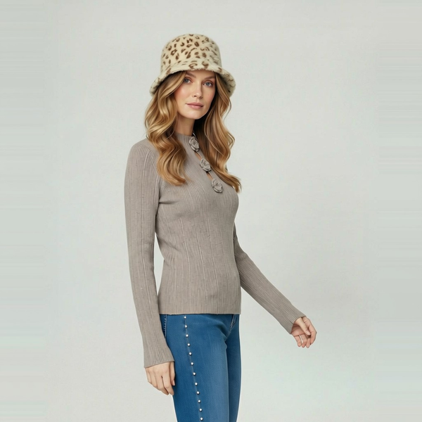 Gorro Mujer Lidia Beige Lineatre