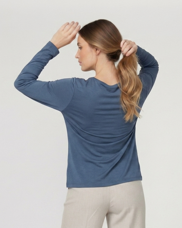Polera Mujer Agustina Jeans Lineatre
