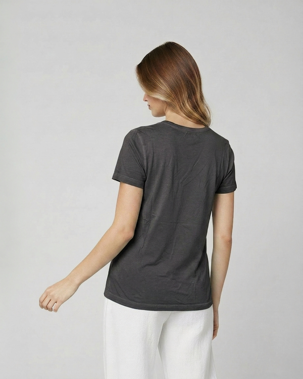 Polera Mujer Antonella Negro Lineatre