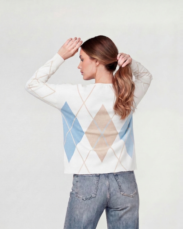 Sweater Mujer Oriana Verde Lineatré