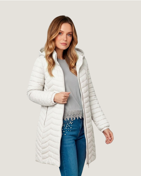 Parka Mujer Noemi Blanco Lineatré