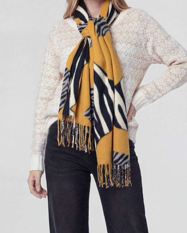 Echarpe Mujer Sol Mostaza Lineatre