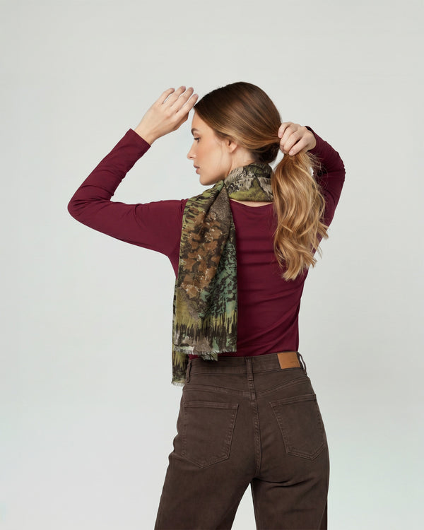Echarpe Mujer Francisca Camel Lineatre