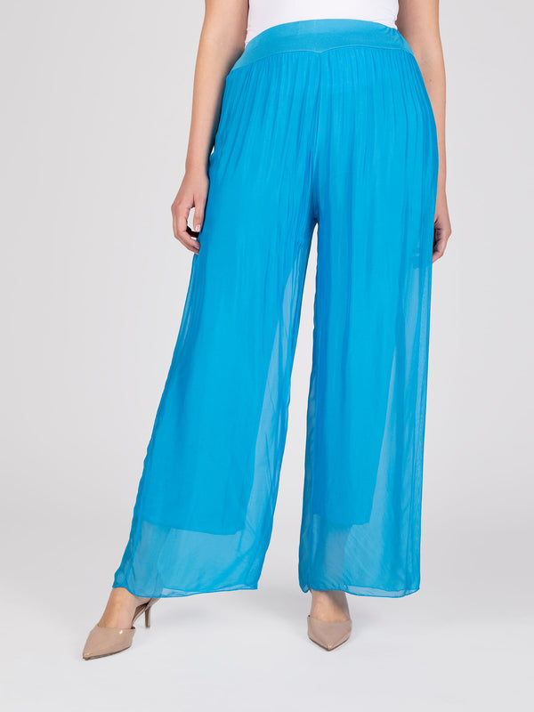 Pantalon turquesa lineatre