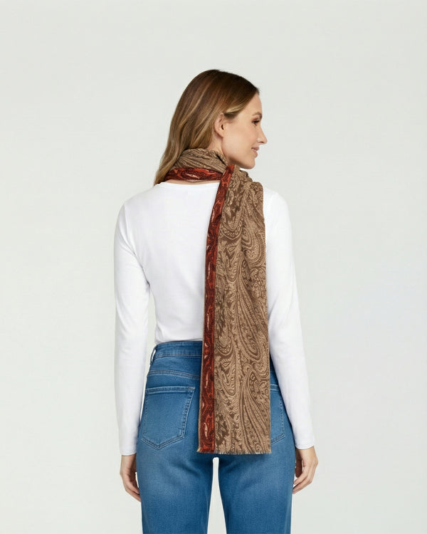 Echarpe Mujer Catalina Camel Lineatre