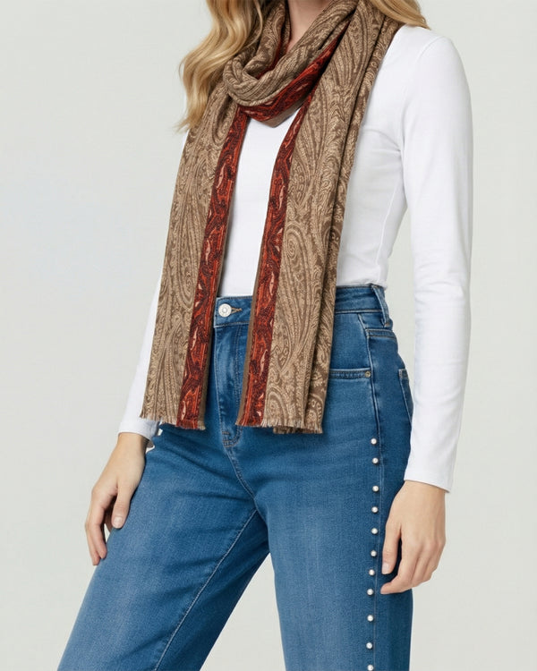 Echarpe Mujer Catalina Camel Lineatre