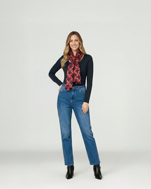 Echarpe Mujer Pamela Burdeo Lineatre