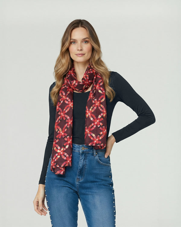 Echarpe Mujer Pamela Burdeo Lineatre
