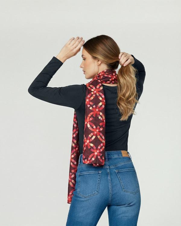 Echarpe Mujer Pamela Burdeo Lineatre