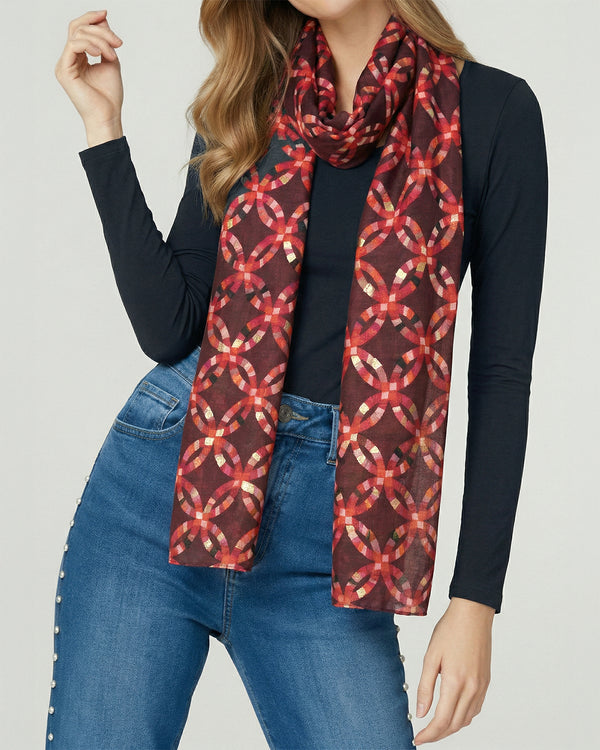 Echarpe Mujer Pamela Burdeo Lineatre