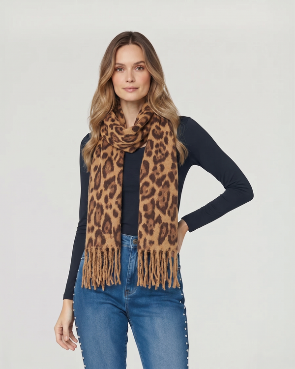 Echarpe Mujer Muriel Camel Lineatre