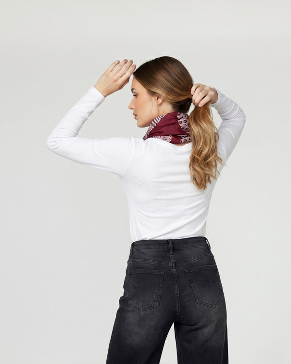 Echarpe Mujer Agustina Vino Lineatre