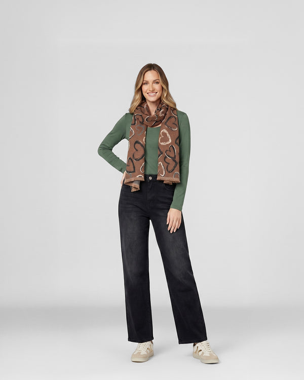 Echarpe Mujer Josefina Camel Lineatre