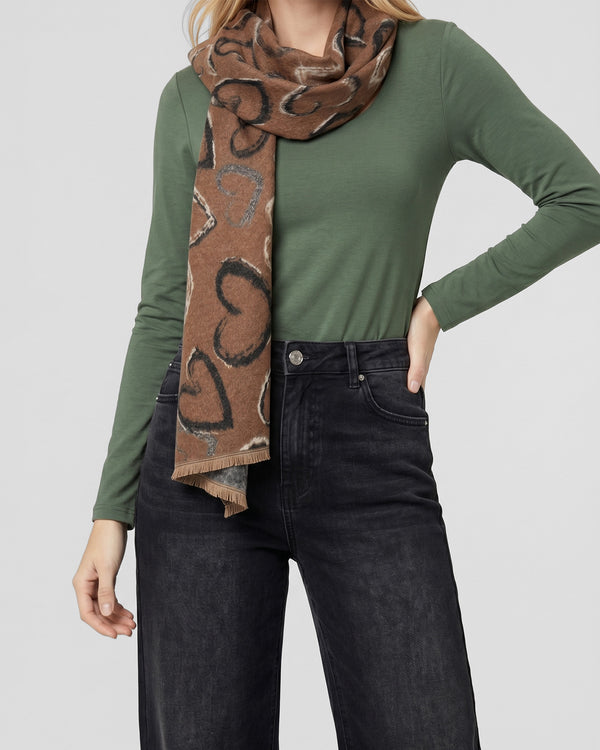 Echarpe Mujer Josefina Camel Lineatre