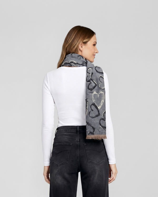 Echarpe Mujer Josefina Gris Lineatre