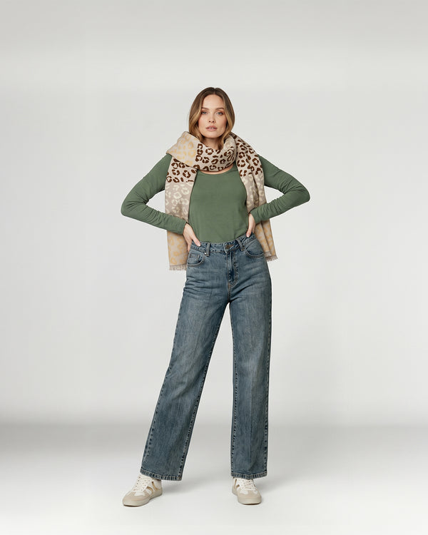 Echarpe Mujer Loreto Beige Lineatre
