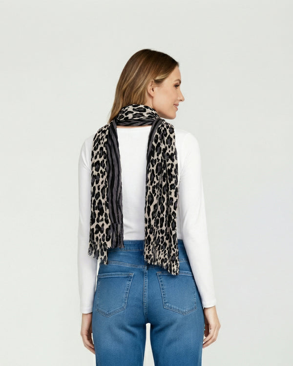 Echarpe Mujer Penélope Negro Lineatre