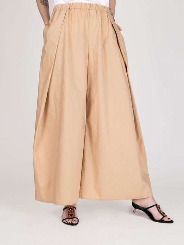 Pantalon full length beige lineatre