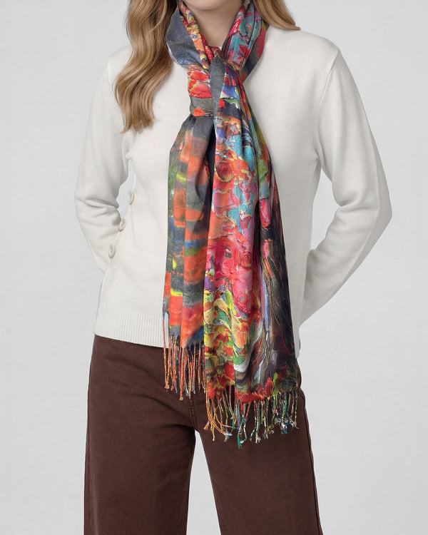 Echarpe Mujer Francisca Rojo Lineatre