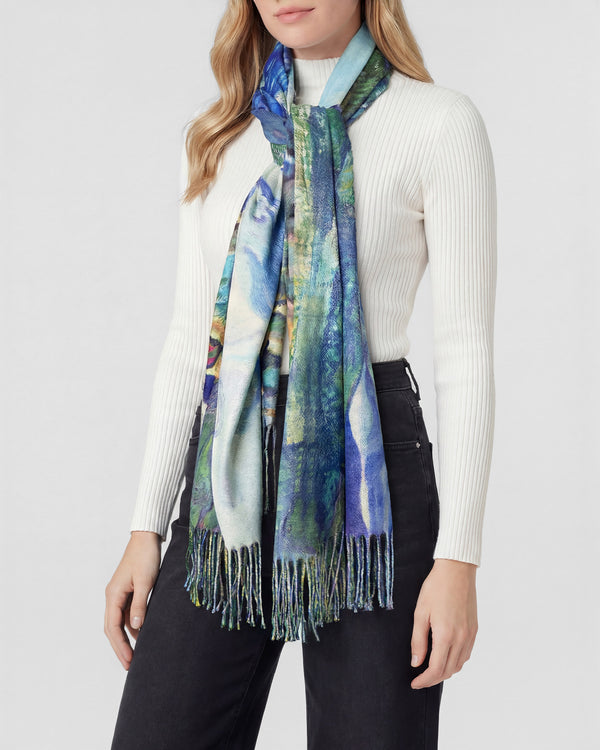 Echarpe Mujer Flavia Verde Lineatre