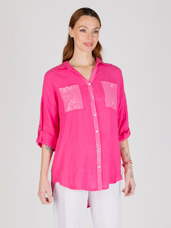 Blusa fucsia