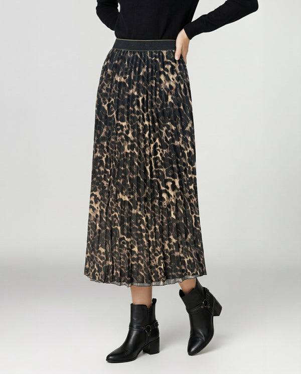 Falda Mujer Bianca Leopardo Lineatré
