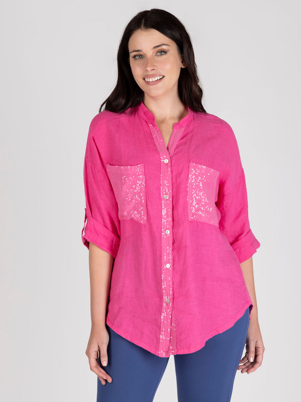 Blusa fucsia