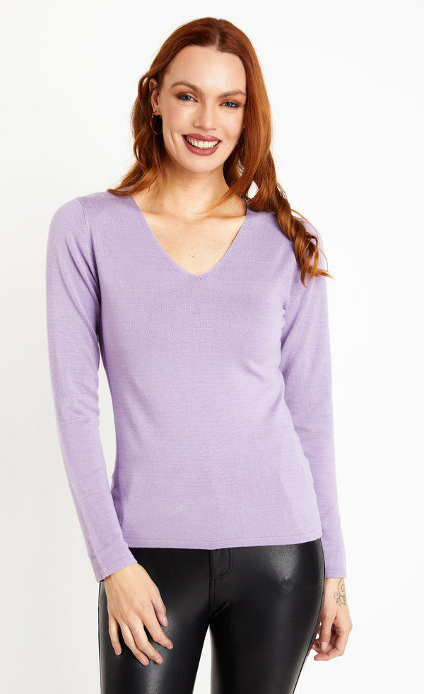 Sweater josefina lavanda lineatre