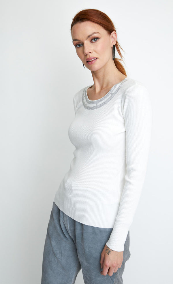Sweater Blanco S Lineatre