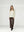 Sweater Mujer Giovanna Relaxed Cuello En V Manga Caída Crudo Lineatre