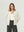 Cardigan Mujer Fiorella Relaxed Cuello Con Solapa Manga Suelta Crudo Lineatre