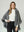 Poncho Mujer Teresa Overside Cuello Tipo Kimono  Manga Tipo Poncho Gris Lineatre
