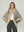Poncho Mujer Lidia Overside Cuello Tipo Kimono  Manga Tipo Poncho Beige Lineatre