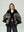 Poncho Mujer Anita Overside Cuello Tipo Kimono  Manga Tipo Poncho Negro Lineatre
