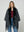 Poncho Mujer Verónica Negro Lineatre