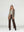 Gillet Mujer Anna Relaxed Cuello Tipo Kimono Camel Lineatre