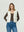 Gillet Mujer Fabiola Relaxed Cuello En V Blanco Lineatre
