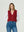 Gillet Mujer Fabiola Relaxed Cuello En V Rojo Lineatre