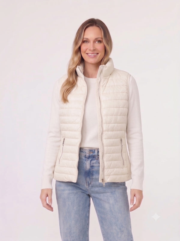 Gillet Mujer Isidora Crudo Lineatré