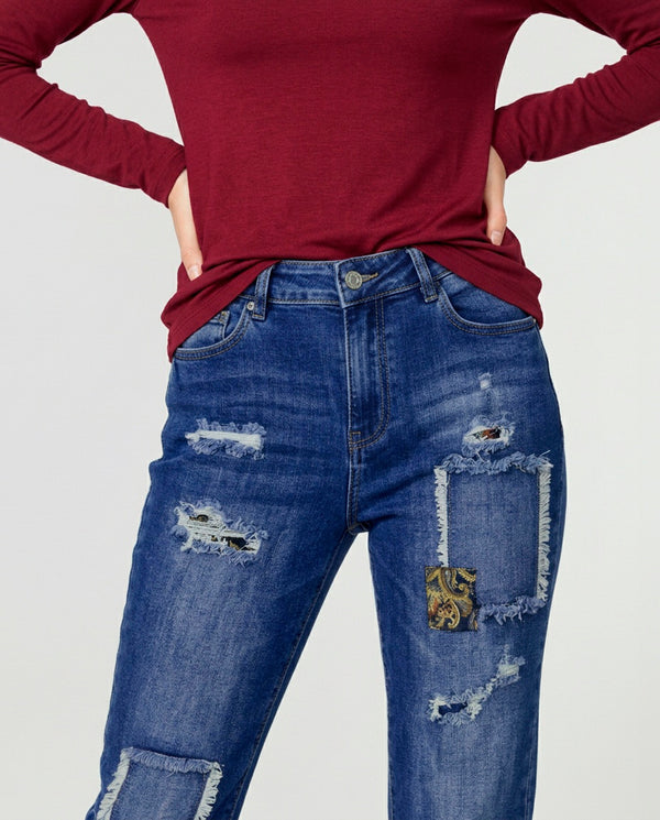 Jeans Mujer Caterina Azul Lineatré